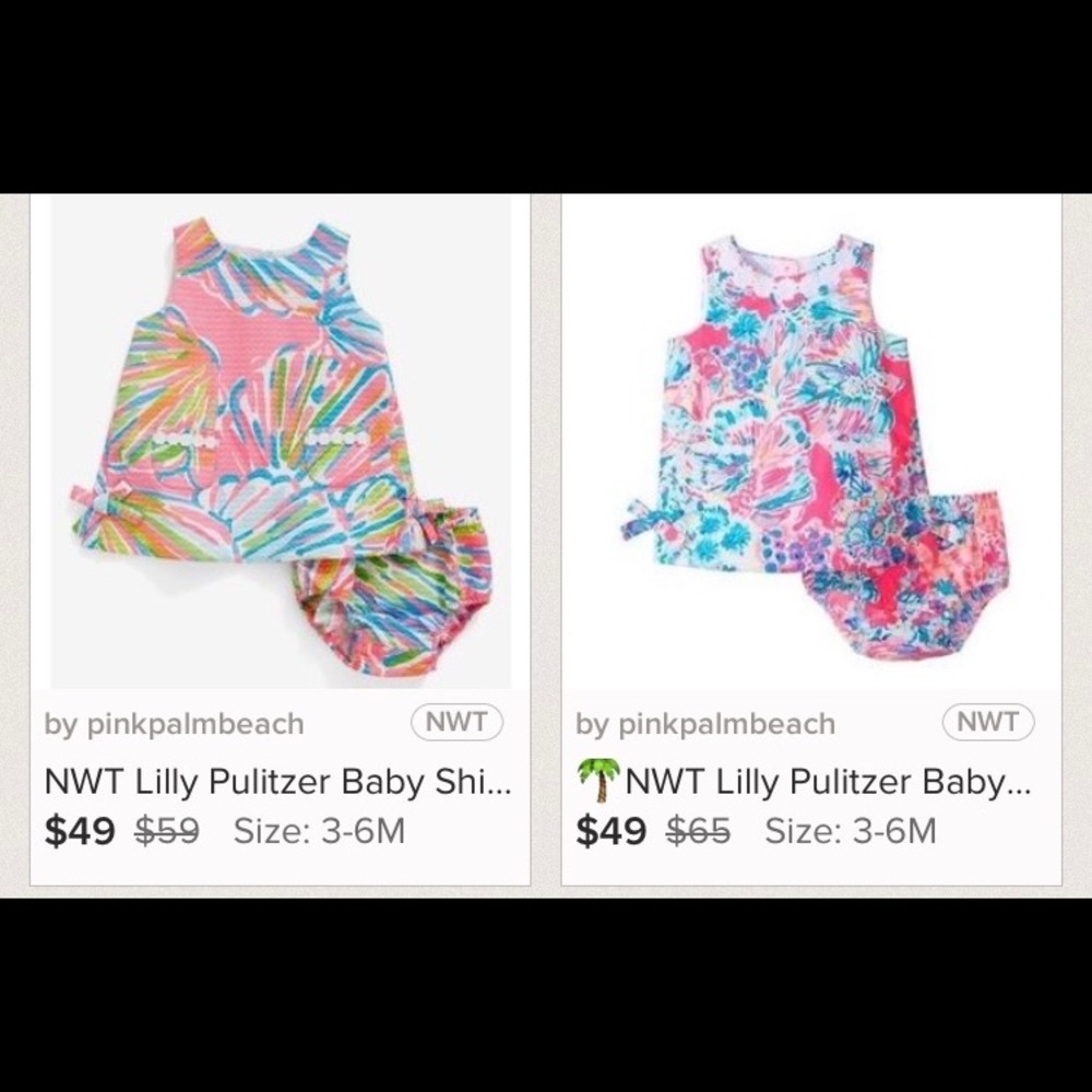 🌴Custom Listing 🌴 2/$65 Lilly Pulitzer Shifts